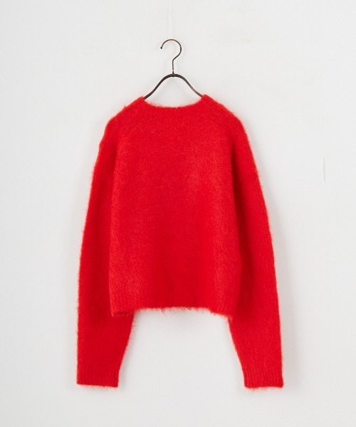 セール】[GYMPHLEX/ジムフレックス] ロゴ刺繍 クルーネック ショート丈