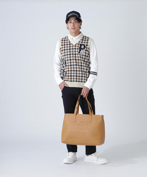 PEARLY GATES(パーリーゲイツ)の「【PEARLY GATES】追加色BASICロッカーBAG(トートバッグ・レディース・ベージュ・FREE)」の10枚目の写真