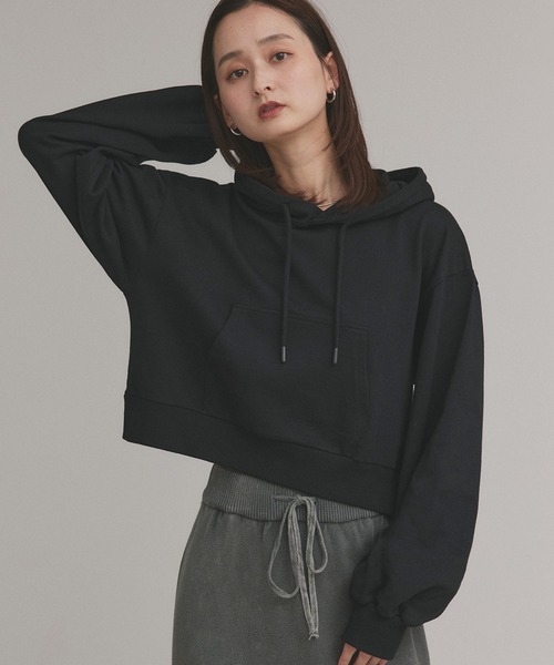 ad thie(アドティエ)の「スウェット プルパーカー(パーカー・レディース・杢グレー/オートミール/チャコール/ブラウン/レッド/ブラック・MEDIUM/LARGE)」の11枚目の写真