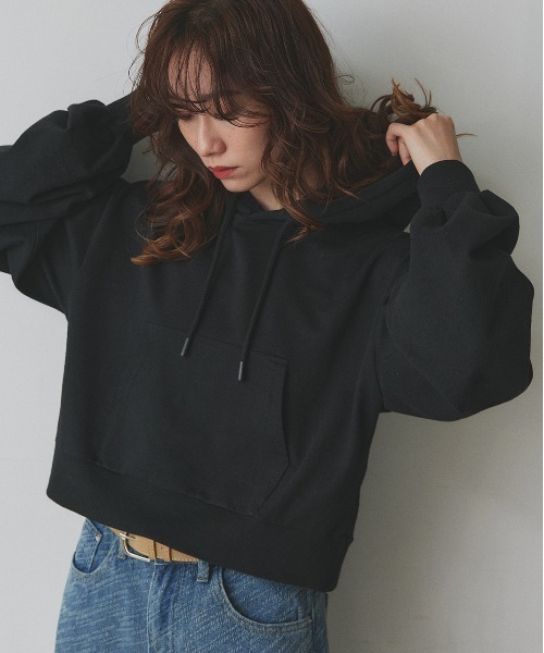 ad thie(アドティエ)の「スウェット プルパーカー(パーカー・レディース・杢グレー/オートミール/チャコール/ブラウン/レッド/ブラック・MEDIUM/LARGE)」の20枚目の写真