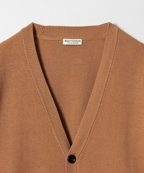 BEAUTY&YOUTH UNITED ARROWS(ビューティーアンドユースユナイテッドアローズ)の「ドロップ ミラノ Vネック カーディガン(カーディガン/ボレロ・メンズ・ブラック/ブラウン系/ダークグレー・M/XL/L/S)」の20枚目の写真