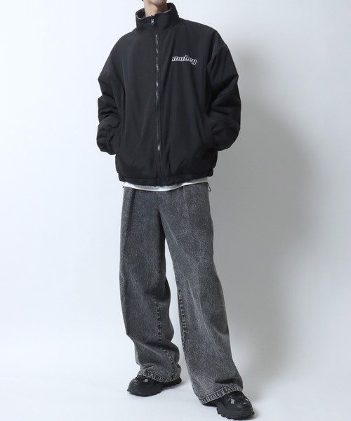 セール】Reversible Blouson/2WAY オーバーサイズ ナイロン×チェック