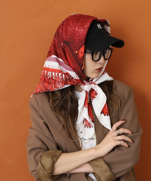 セール】Craig アソートデザインスカーフ/マルチWAYビッグスカーフ