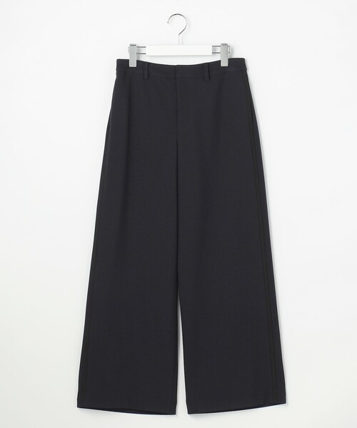 J.PRESS Ladies（J.プレス レディス）の「ジョーゼット裏起毛 ワイド パンツ（その他パンツ・レディース・グレー系/ネイビー系・XS/S）」の10枚目の写真