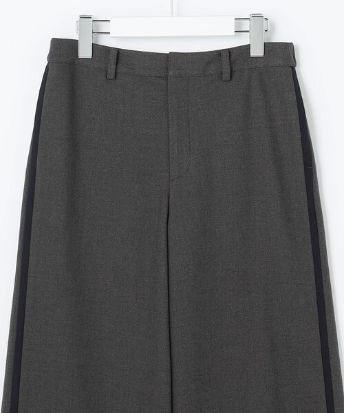 J.PRESS Ladies（J.プレス レディス）の「ジョーゼット裏起毛 ワイド パンツ（その他パンツ・レディース・グレー系/ネイビー系・XS/S）」の13枚目の写真