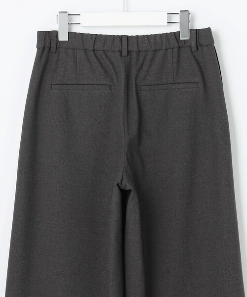 J.PRESS Ladies（J.プレス レディス）の「ジョーゼット裏起毛 ワイド パンツ（その他パンツ・レディース・グレー系/ネイビー系・XS/S）」の14枚目の写真