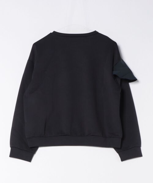 M.deux（エムドゥ）の「ダンボールフリルプルオーバー（Tシャツ/カットソー・レディース・ネイビー/オフホワイト・MEDIUM）」の11枚目の写真