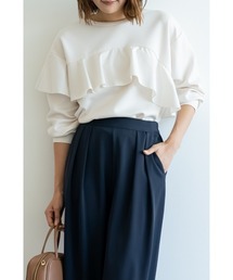 M.deux | ダンボールフリルプルオーバー(Tシャツ/カットソー)