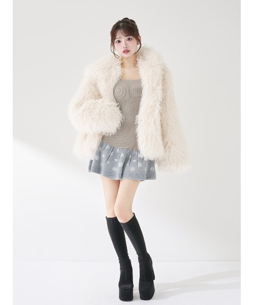 アンサンブルスノーロゴニットミニワンピース（ワンピース）｜Darich