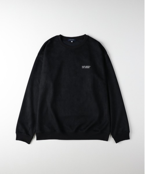 BACK NUMBER（バックナンバー）の「【BACK NUMBER】フェイクスエードロゴクルートレーナー（スウェット・メンズ・ダークグレー/ブルー/ブラック・M/L/XL）」の21枚目の写真