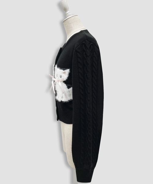 twins catsジャガードニットカーディガン（カーディガン/ボレロ