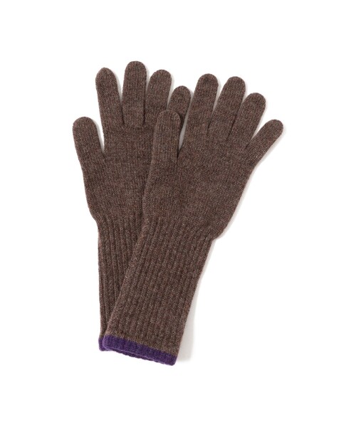 WILLIAM BRUNTON(ウィリアムブラントン)の「WILLIAM BRUNTON / カシミヤ グローブ(手袋・レディース・ブラック系その他2/ブラウン/ブラック系その他4・ONE SIZE)」の3枚目の写真