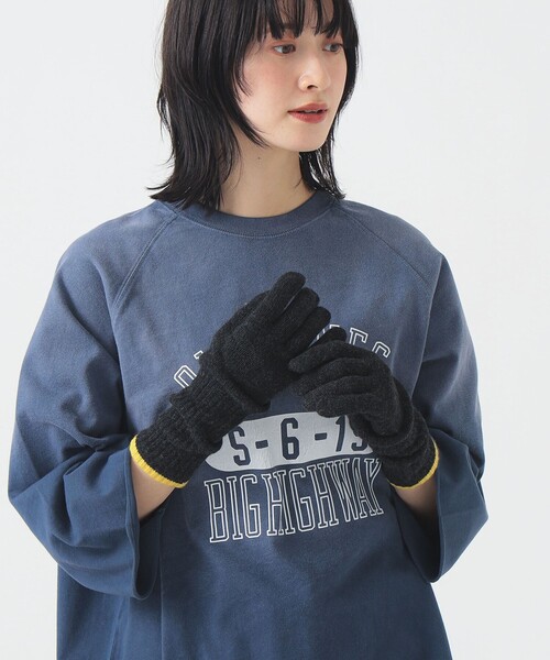 WILLIAM BRUNTON(ウィリアムブラントン)の「WILLIAM BRUNTON / カシミヤ グローブ(手袋・レディース・ブラック系その他2/ブラウン/ブラック系その他4・ONE SIZE)」の2枚目の写真