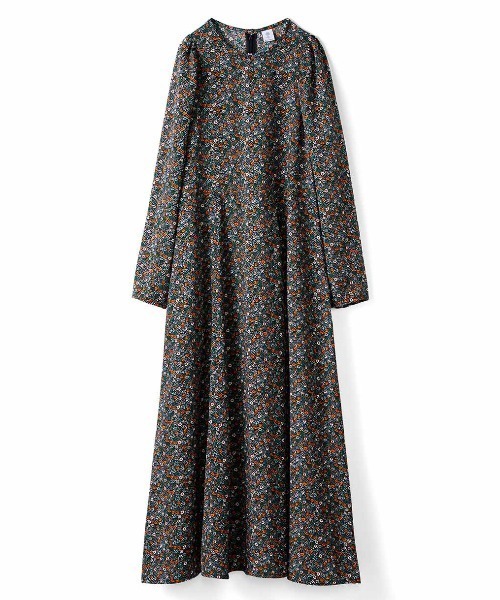 IEDIT(イディット)の「IEDIT レゾリヴァード×福田麻琴さん プリントワンピース〈ブラック〉(ワンピース・レディース・ブラック系その他・MP/M/L/LL/3L)」の11枚目の写真