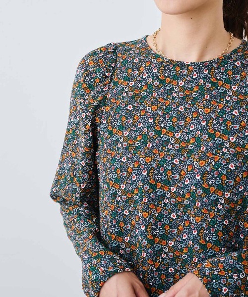 IEDIT(イディット)の「IEDIT レゾリヴァード×福田麻琴さん プリントワンピース〈ブラック〉(ワンピース・レディース・ブラック系その他・MP/M/L/LL/3L)」の8枚目の写真