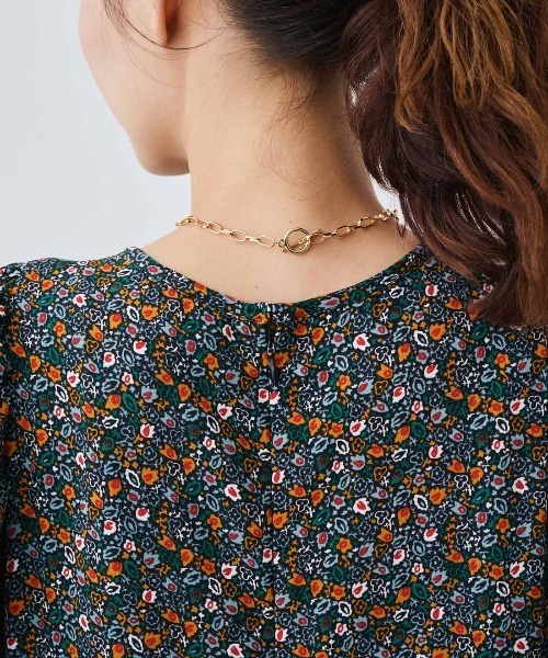 IEDIT(イディット)の「IEDIT レゾリヴァード×福田麻琴さん プリントワンピース〈ブラック〉(ワンピース・レディース・ブラック系その他・MP/M/L/LL/3L)」の10枚目の写真