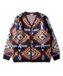 PANERO レオパード柄 カーディガン ブラック L レオパードニットカーディガン – Apiz