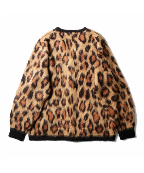 ニットカーディガン チェック柄 チェッカー柄 モヘアタッチ L ユニバード72 ニットカーディガン チェック柄 チェッカー柄 モヘアタッチ モヘア調