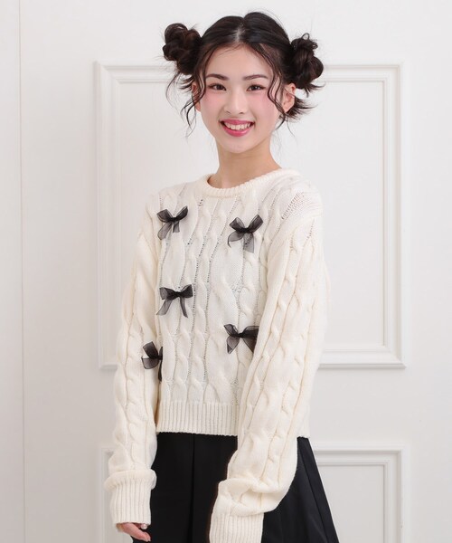 BABYL ホリデーニット【XLサイズ】 大きいサイズ》ファースリーブ