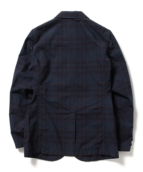 BEAMS PLUS（ビームスプラス）の「◇BEAMS PLUS / ダークチェック 3B ジャケット（テーラードジャケット・メンズ・ネイビー/グレー・SMALL/LARGE/MEDIUM/X-LARGE）」の5枚目の写真