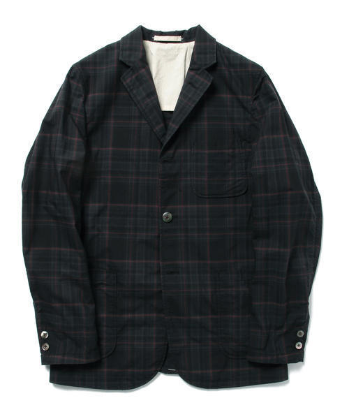 BEAMS PLUS（ビームスプラス）の「◇BEAMS PLUS / ダークチェック 3B ジャケット（テーラードジャケット・メンズ・ネイビー/グレー・SMALL/LARGE/MEDIUM/X-LARGE）」の14枚目の写真