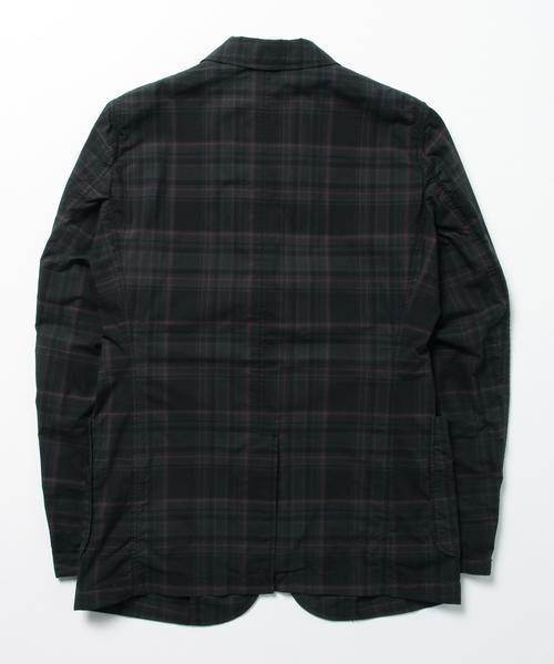 BEAMS PLUS（ビームスプラス）の「◇BEAMS PLUS / ダークチェック 3B ジャケット（テーラードジャケット・メンズ・ネイビー/グレー・SMALL/LARGE/MEDIUM/X-LARGE）」の15枚目の写真
