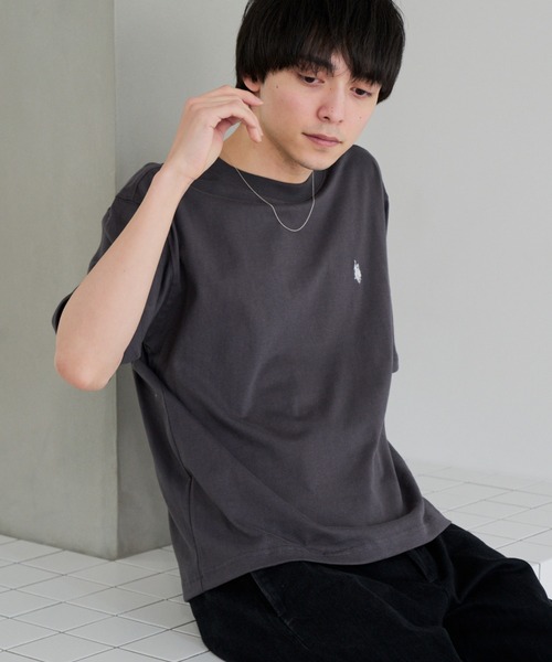 U.S. POLO ASSN.(ユーエスポロアッスン)の「【U.S. POLO ASSN.】ワンポイント 半袖 Tシャツ(Tシャツ/カットソー・メンズ・スミクロ/サンドグレー/ネイビー/オフホワイト・L/M)」の15枚目の写真