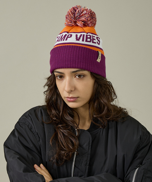 POLER / ポーラー】GAS STATION BEANIE POMPOM / ガス ステーション