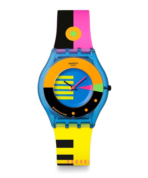 SWATCH(スウォッチ)の「SWATCH NEON FLUMOTIONS(アナログ腕時計・レディース・クリア・FREE)」の1枚目の写真
