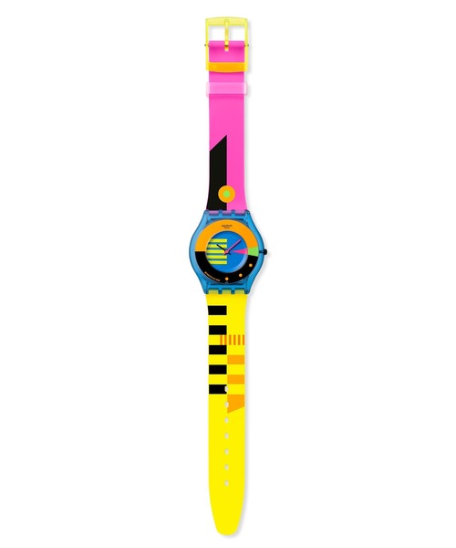 SWATCH(スウォッチ)の「SWATCH NEON FLUMOTIONS(アナログ腕時計・レディース・クリア・FREE)」の4枚目の写真