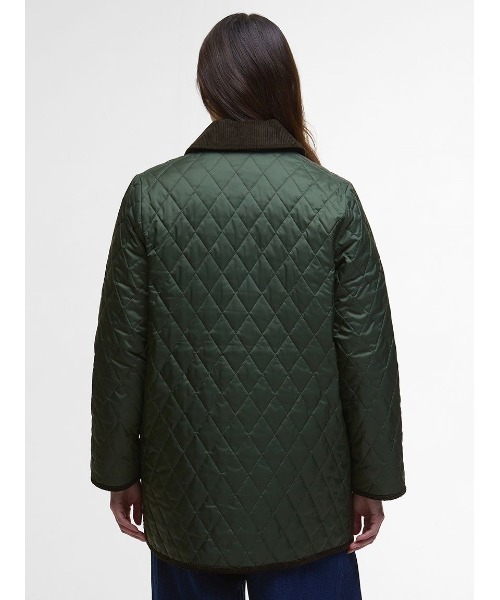 Barbour(バブアー)の「Merylキルティング ジャケット(レディース)(ブルゾン・レディース・オリーブ/ブラック・8/10)」の5枚目の写真