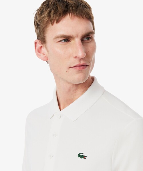 LACOSTE（ラコステ）の「ウルトラドライゴルフポロシャツ（ポロシャツ・メンズ・ホワイト/ネイビー/オリーブ・3/5/4）」の4枚目の写真