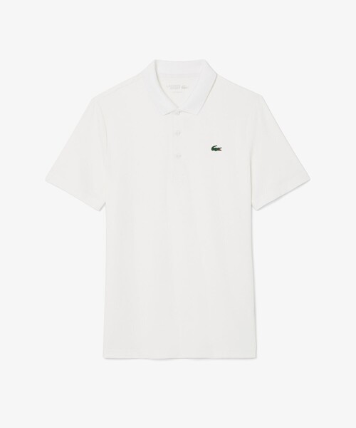 LACOSTE（ラコステ）の「ウルトラドライゴルフポロシャツ（ポロシャツ・メンズ・ホワイト/ネイビー/オリーブ・3/5/4）」の6枚目の写真
