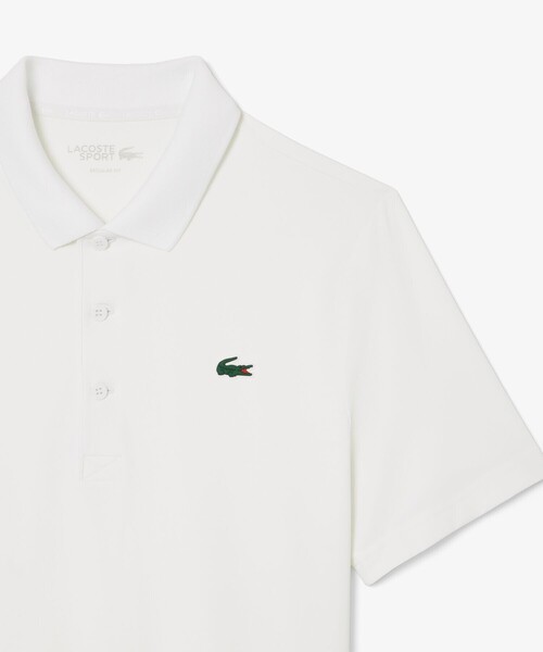 LACOSTE（ラコステ）の「ウルトラドライゴルフポロシャツ（ポロシャツ・メンズ・ホワイト/ネイビー/オリーブ・3/5/4）」の7枚目の写真