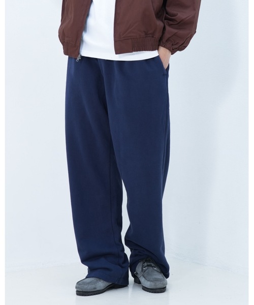 SHAKA WeAR(シャカウェア)の「【SHAKA WEAR/シャカウェア】Garment Dye Straight Leg Baggy Sweatpants/スウェットパンツ バギー ストレートイージーパンツ アメカジ(スウェットパンツ・メンズ・ネイビー/スミクロ・LARGE/X-LARGE/SMALL/MEDIUM)」の1枚目の写真