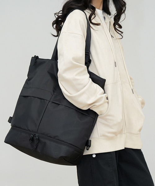 Miniministore(ミニミニストア)の「リュックサック大容量 バックパック大きめ(バックパック/リュック・レディース・ブラック/カーキ・FREE)」の3枚目の写真