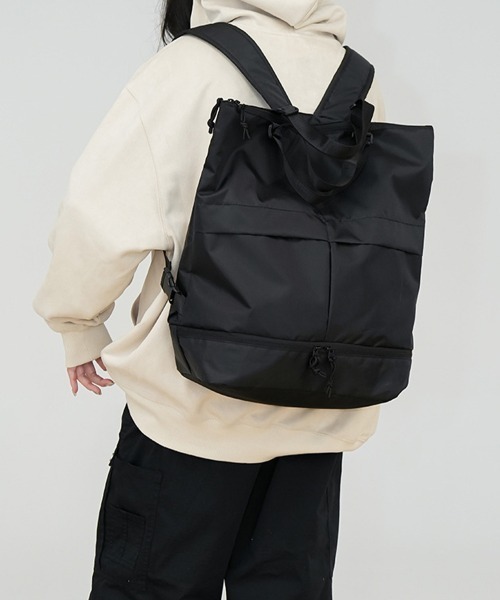 Miniministore(ミニミニストア)の「リュックサック大容量 バックパック大きめ(バックパック/リュック・レディース・ブラック/カーキ・FREE)」の6枚目の写真