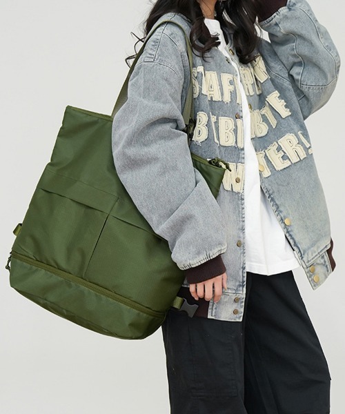Miniministore(ミニミニストア)の「リュックサック大容量 バックパック大きめ(バックパック/リュック・レディース・ブラック/カーキ・FREE)」の7枚目の写真