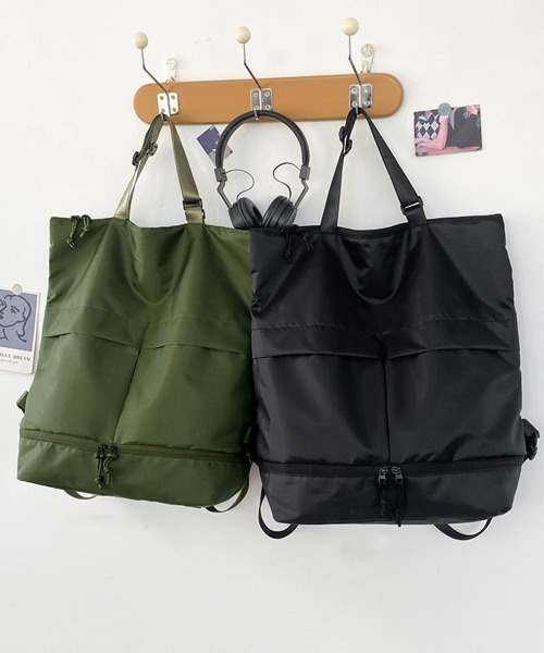 Miniministore(ミニミニストア)の「リュックサック大容量 バックパック大きめ(バックパック/リュック・レディース・ブラック/カーキ・FREE)」の10枚目の写真