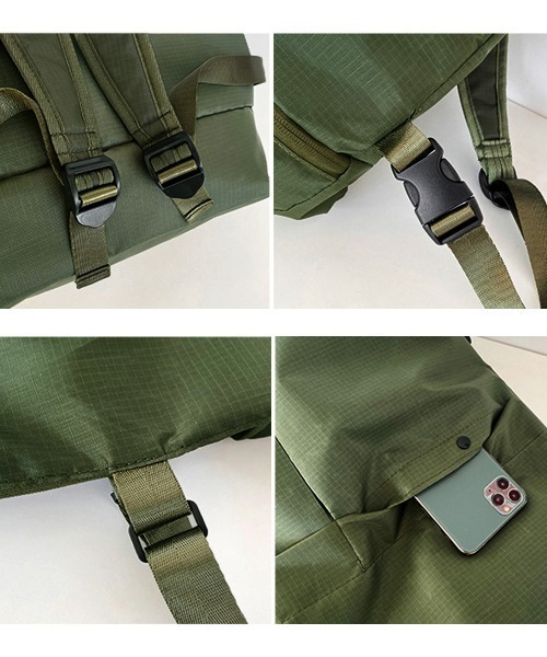 Miniministore(ミニミニストア)の「リュックサック大容量 バックパック大きめ(バックパック/リュック・レディース・ブラック/カーキ・FREE)」の16枚目の写真