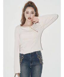 EVRIS | レースアップカットソー(Tシャツ/カットソー)
