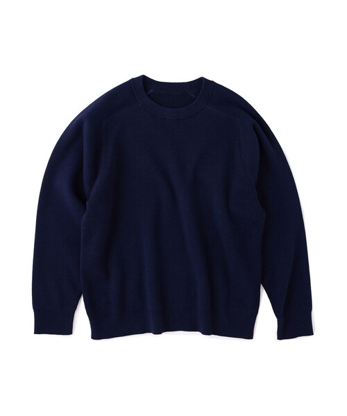M TO R(ムウトアール)の「SWEAT LIKE REVERSIBLE KNIT(ニット/セーター・レディース・ライトグレー/ネイビー/ピンク系その他2・38/42/40)」の6枚目の写真