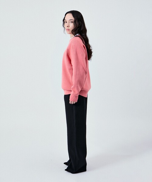 M TO R(ムウトアール)の「SWEAT LIKE REVERSIBLE KNIT(ニット/セーター・レディース・ライトグレー/ネイビー/ピンク系その他2・38/42/40)」の14枚目の写真