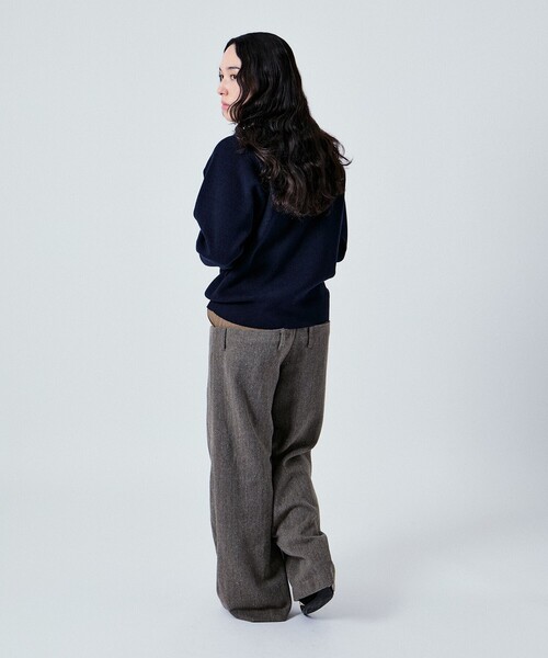 M TO R(ムウトアール)の「SWEAT LIKE REVERSIBLE KNIT(ニット/セーター・レディース・ライトグレー/ネイビー/ピンク系その他2・38/42/40)」の15枚目の写真