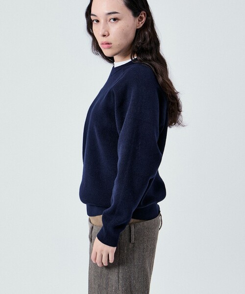 M TO R(ムウトアール)の「SWEAT LIKE REVERSIBLE KNIT(ニット/セーター・レディース・ライトグレー/ネイビー/ピンク系その他2・38/42/40)」の16枚目の写真