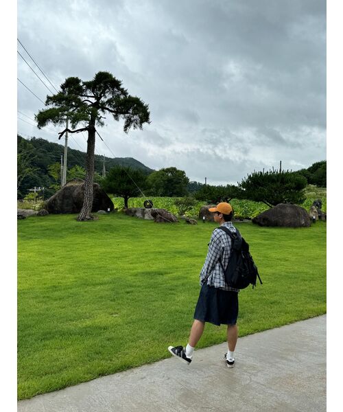 AVANDRESS(アバンドレス )の「Alton Overfit Check Shirt BLUE(シャツ/ブラウス・レディース・ブルー・LARGE/MEDIUM/X-LARGE)」の10枚目の写真