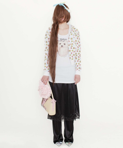 ASHLEY WILLIAMS（アシュリーウィリアムス）の「MALTESE VEST（タンクトップ・レディース・ホワイト・S/M）」の2枚目の写真