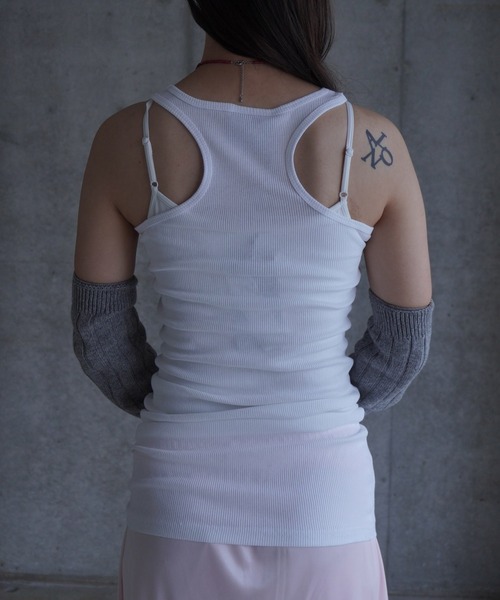 ASHLEY WILLIAMS（アシュリーウィリアムス）の「MALTESE VEST（タンクトップ・レディース・ホワイト・S/M）」の4枚目の写真