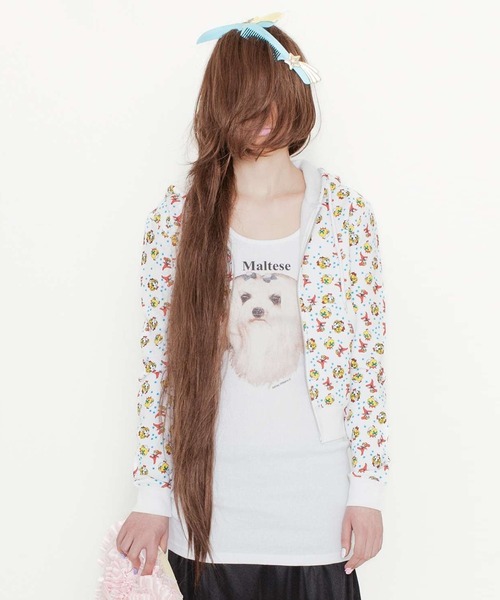ASHLEY WILLIAMS（アシュリーウィリアムス）の「MALTESE VEST（タンクトップ・レディース・ホワイト・S/M）」の7枚目の写真