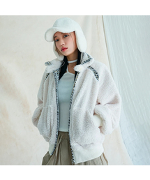Tweed Colored Jacket IVORY